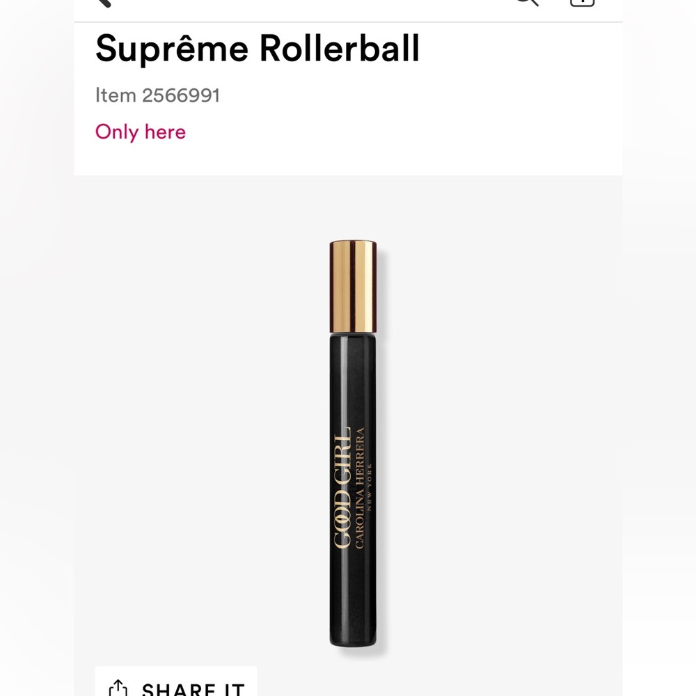 Good girl supreme rollerball & Dolce & Gabbana the only one